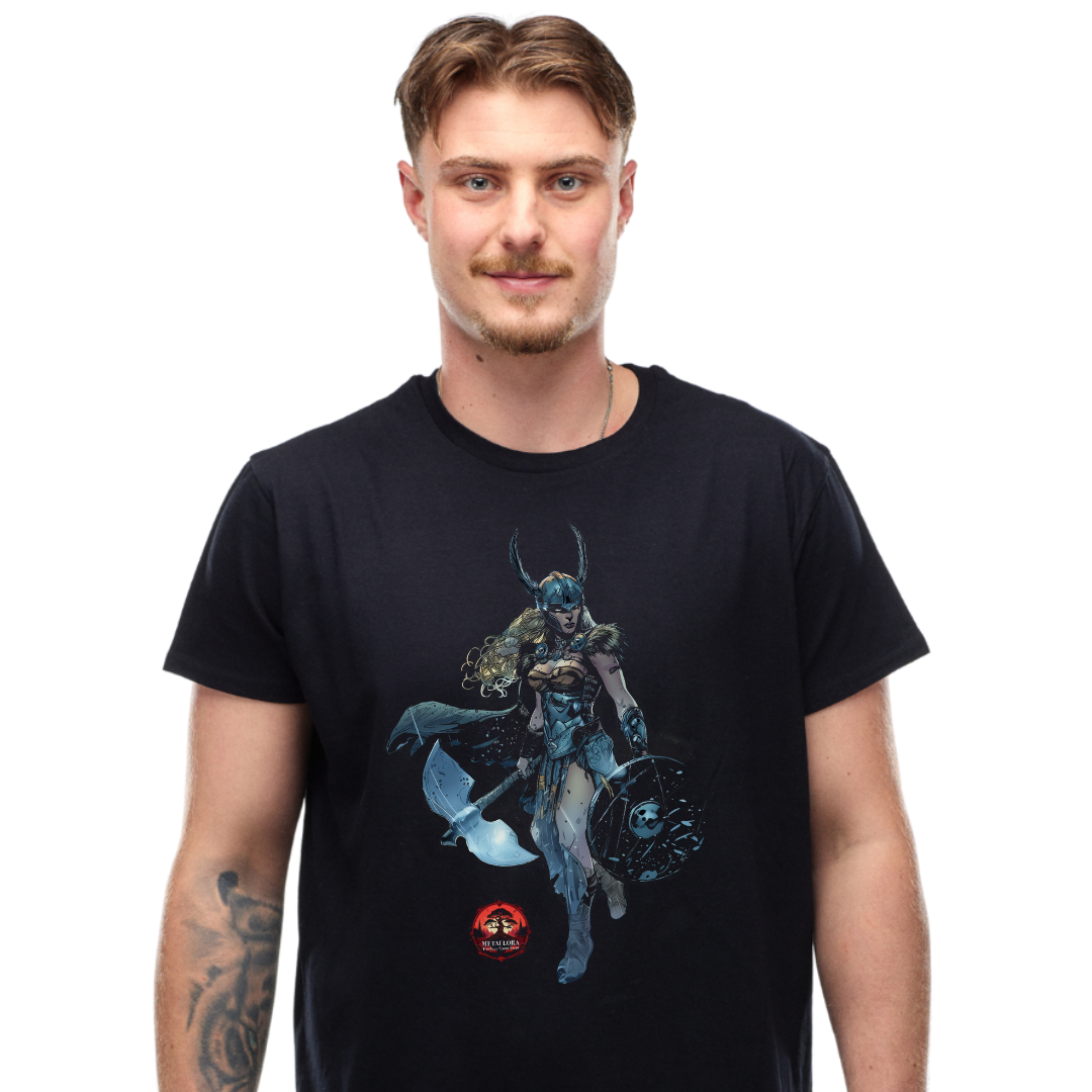 TSHIRT - Valkyrie_in_action_style_comic